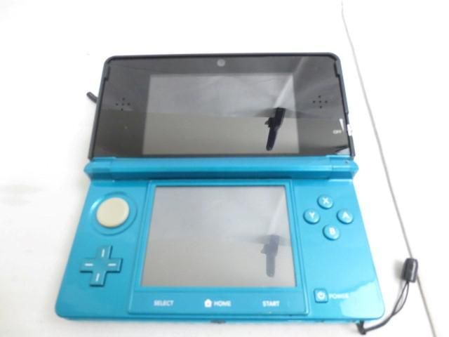 【同梱可】中古品 ゲーム ニンテンドー3DS 本体 CTR-001 アクアブルー 動作品 初期化済み 充電器付き_画像4