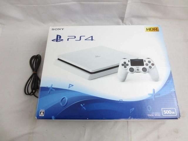 【同梱可】中古品 ゲーム プレイステーション4 PS4本体 CUH-2200A BO2 500GB ホワイト 動作品 箱 コントローラー 周_画像1