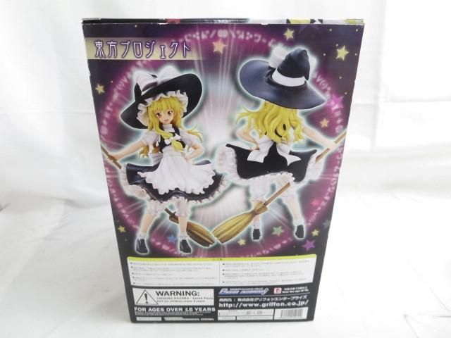 【中古品 同梱可】 フィギュア 東方プロジェクト 普通の魔法使い 霧雨魔理沙 1/8 PVC製塗装済み完成品 グリフォンエ_画像2