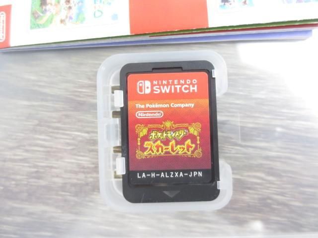 [ including in a package possible ] secondhand goods game Nintendo switch Nintendo switch soft Pocket Monster scarlet 