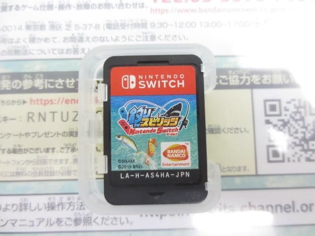 【同梱可】中古品 ゲーム Nintendo switch ニンテンドースイッチ ソフト マリオテニス エース 釣りスピリッツ 2点 グ_画像4