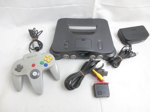 【同梱可】中古品 ゲーム NINTENDO 64 本体 NUS-001 動作品 NUS-007 メモリー拡張パック 等 グッズセットの画像1