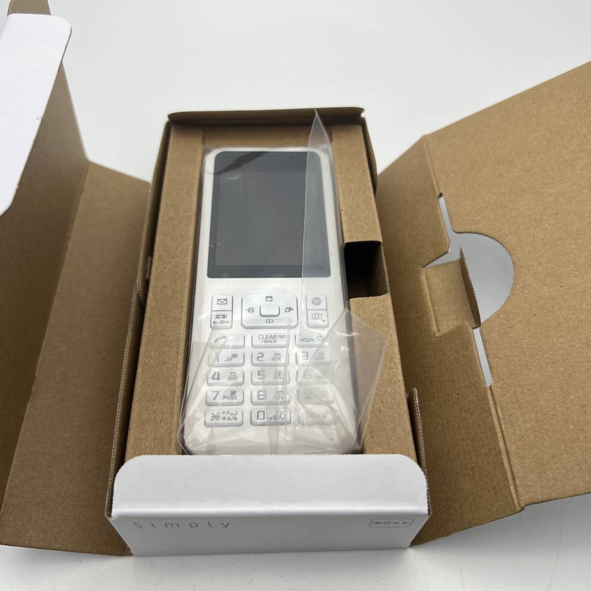 ② новый товар не использовался SIM разблокирован .SIM свободный Y!mobile Simply 603SI белый 4GLTEgalake- DoCoMo SoftBank Y!mobile 