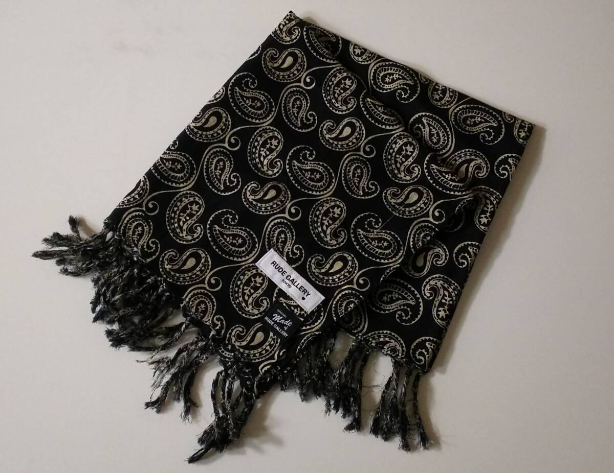 ルードギャラリー 18AW ペイズリー ストール STOLE PAISLEY チバユウスケ_画像1