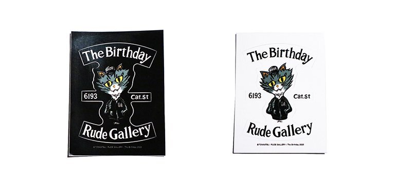 ルードギャラリー The Birthday トートバッグ ステッカー セット TONKATSU CAT TOTE BAG TONKATSU CAT STICKER