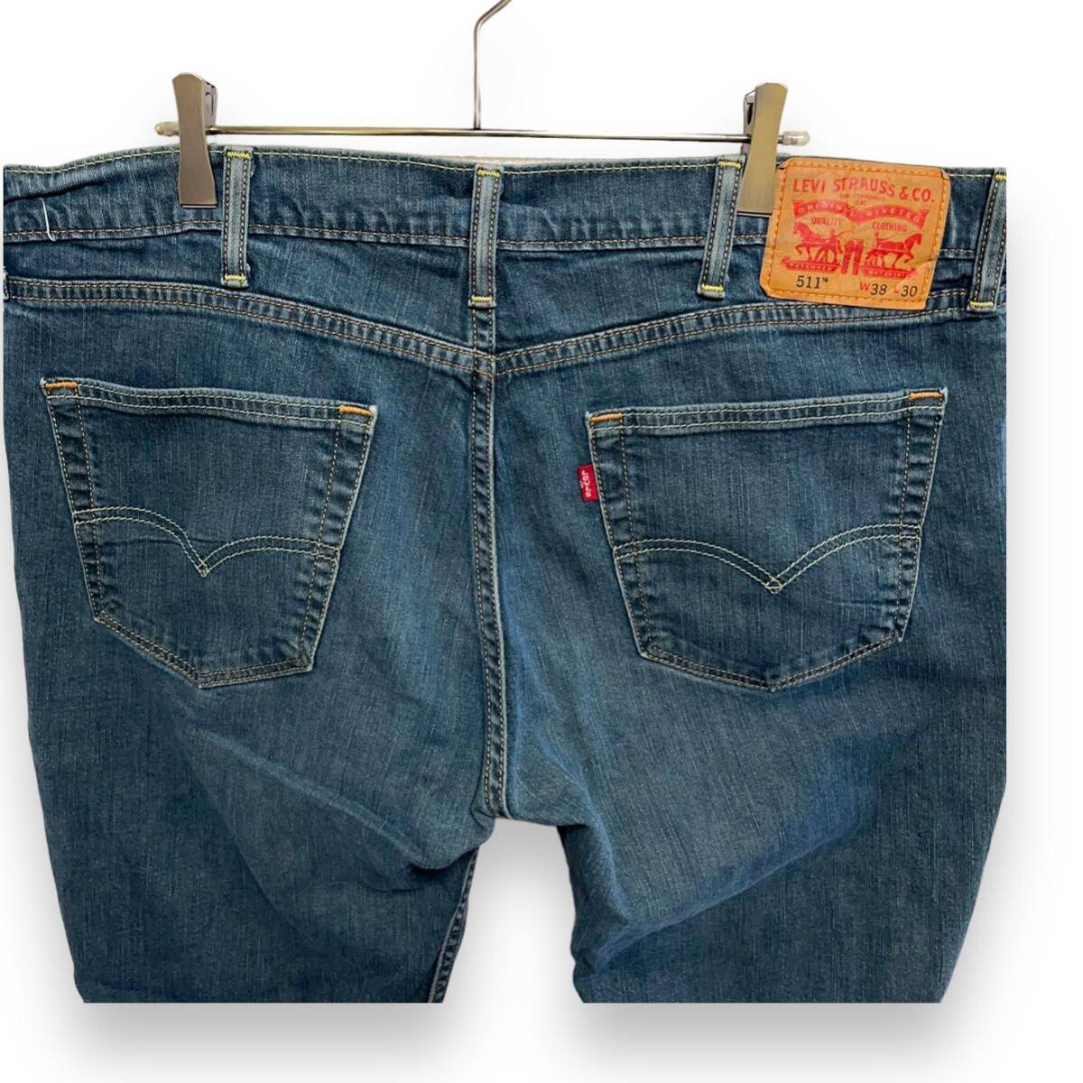 D49 Levi's 511 w38 America old clothes slim jeans Denim pants Levis men's 