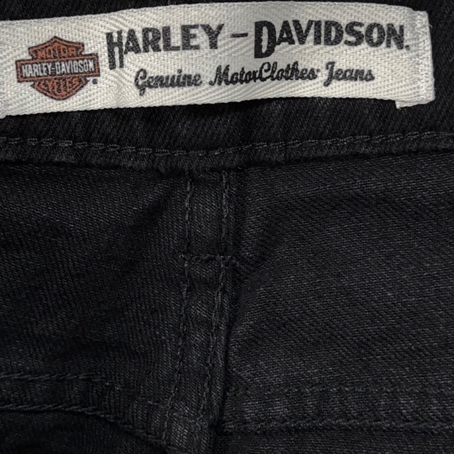 F16 ハーレーダビッドソン　16 L アメリカ古着　カナダ製　ブラック　ジーンズ　デニムパンツ HARLEY-DAVIDSON メンズ_画像8