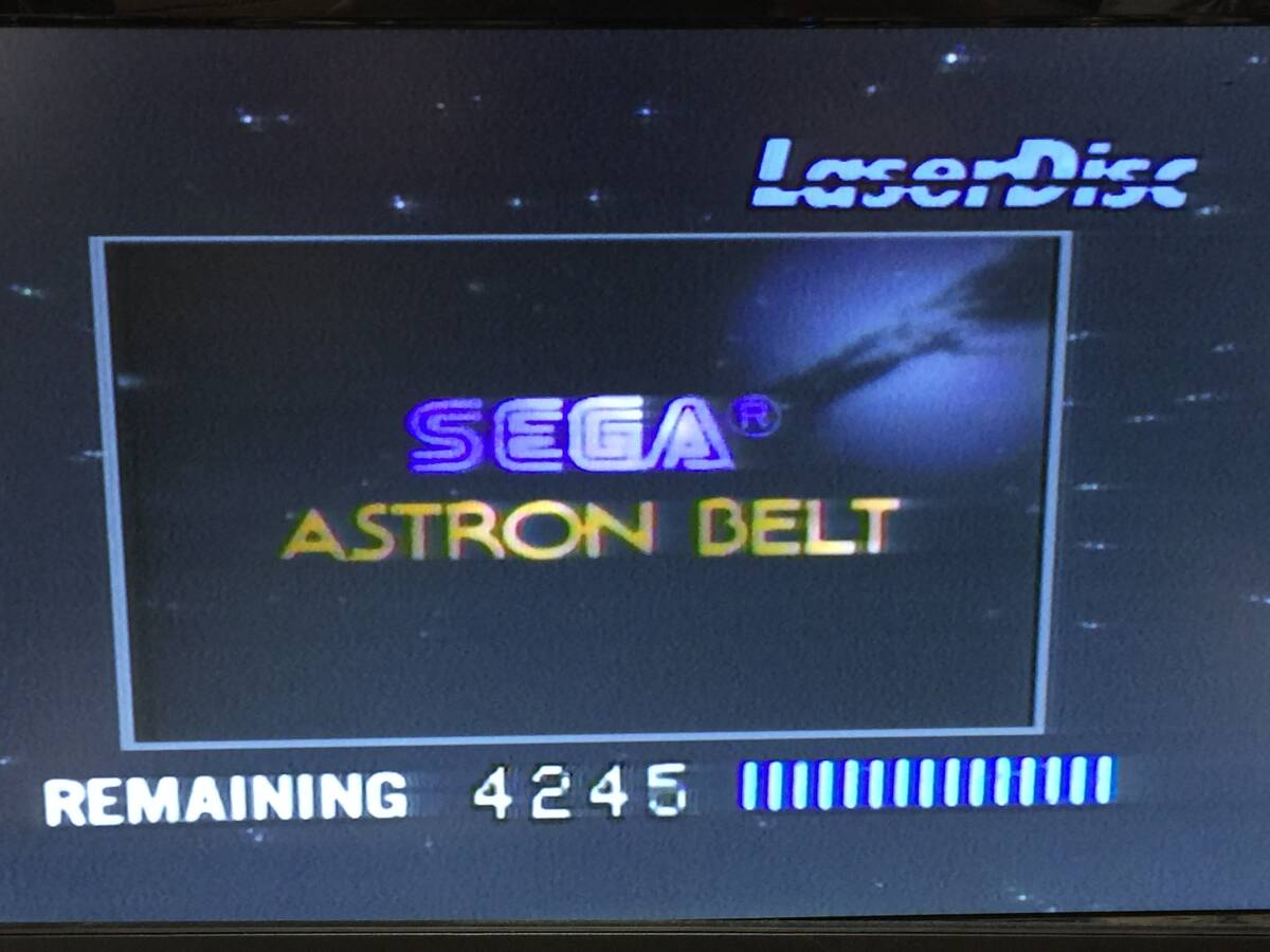 見本盤中古LD 三角帯付き レーザーディスク palcom ASTRON BELT アストロン・ベルト PG001-12SG ゲーム MSX パイオニアの画像4