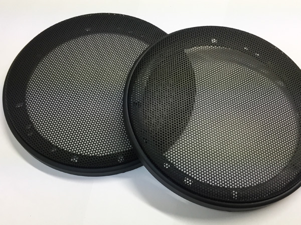  with translation mesh speaker grill cover black 6.5 -inch 16cm 17cm for 2 piece set /23д
