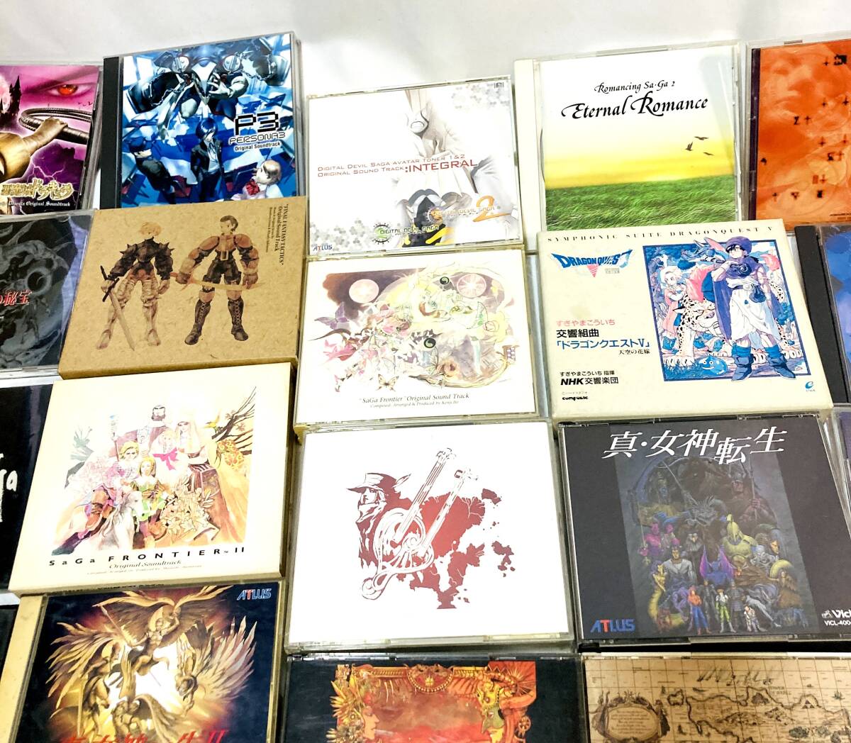 ジャンク・ゲームCD ロマンシングサガ・悪魔城ドラキュラ・ドラゴンクエスト・真・女神転生・サガフォロンティアなどの画像10