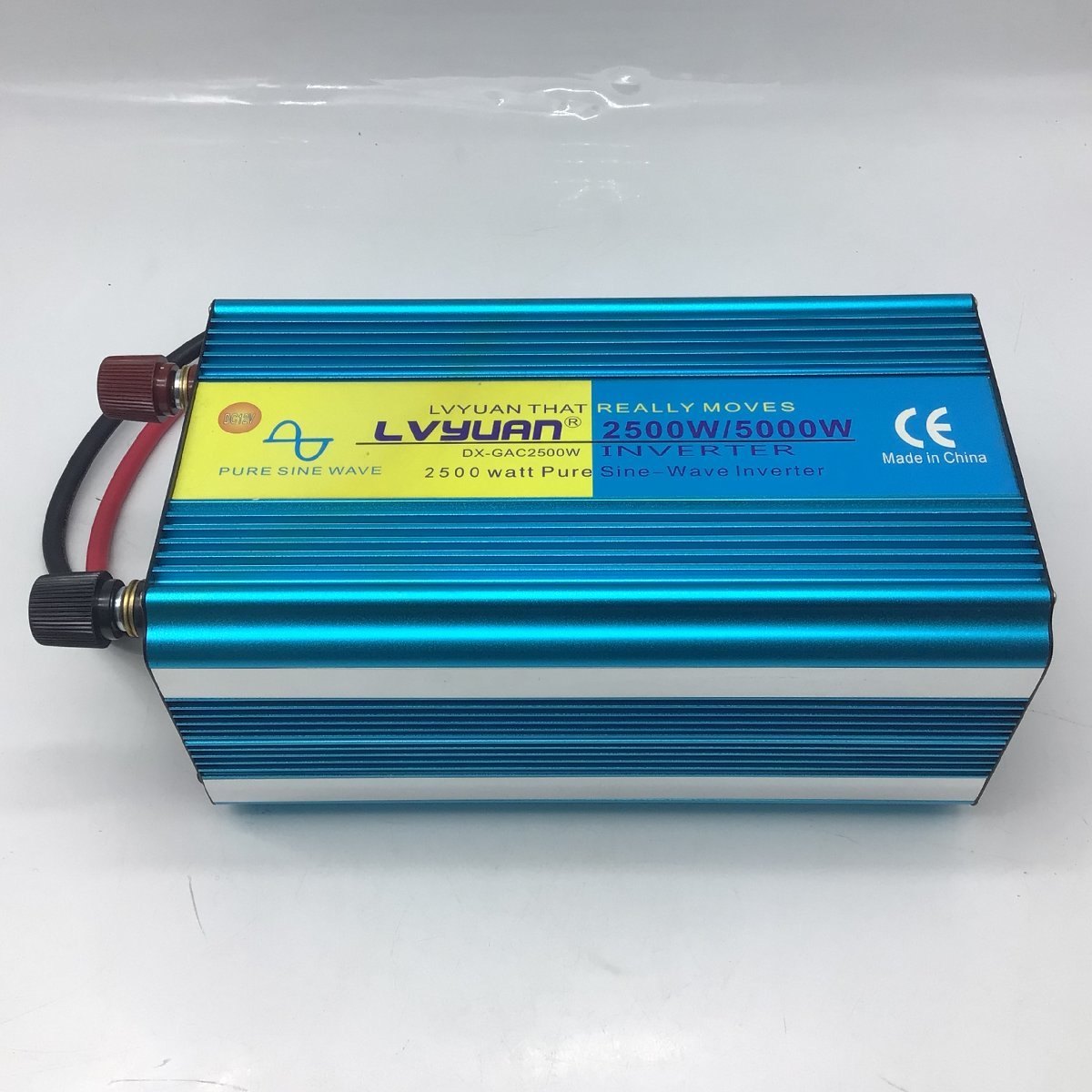 2524 LVYUAN リョクエン 正弦波インバーター DX-GAC2500W 2500W/5000W DC12V 100V-4口 USB 50/60Hz切替_画像2