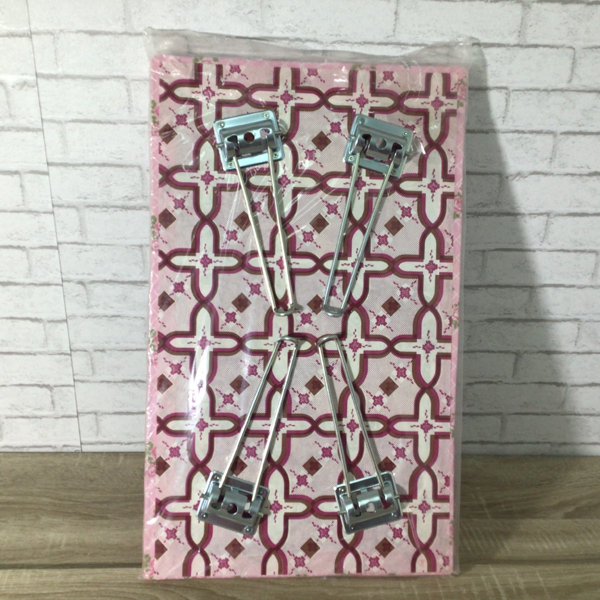 2541 [ unused ] height . quality product ironing board floral print Showa Retro pliti ironing board pink dead stock 