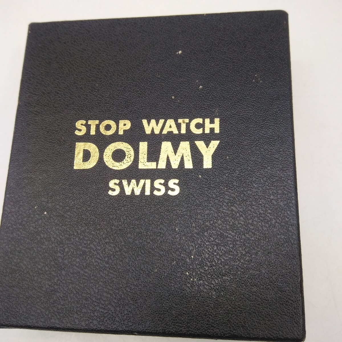 2574 【美品】DOLMY ドルミー ストップウォッチ 白文字盤 手巻き 100秒 稼働品 直径約51ｍｍ スイス製 7石 ヴィンテージの画像7