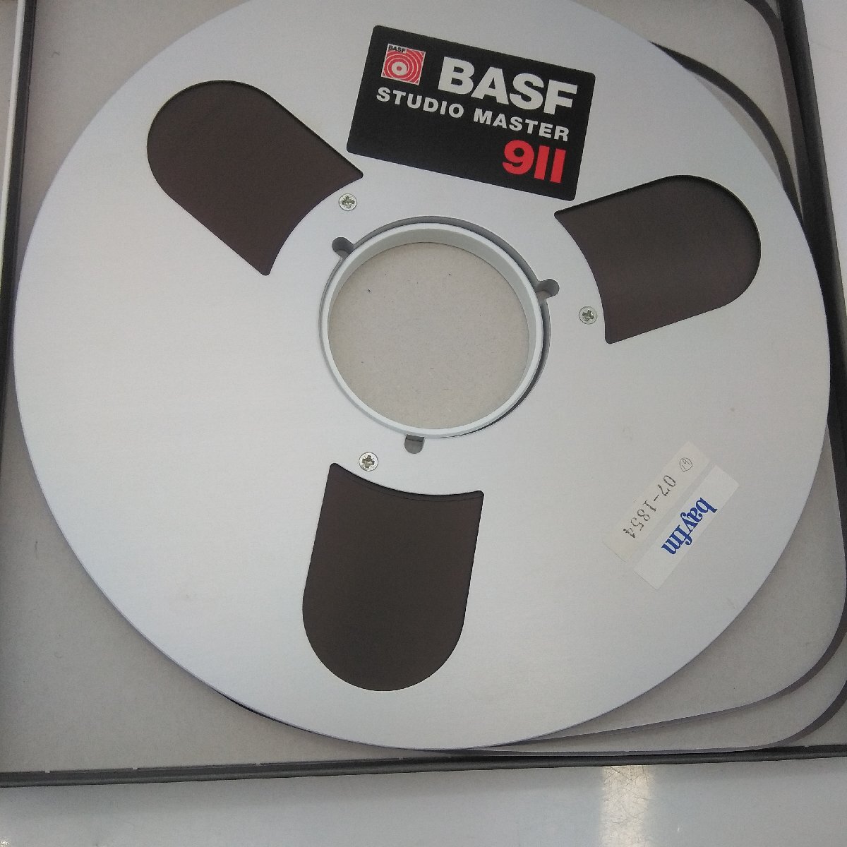 2615 BASF オープンリールテープ STUDIO MASTER 911 2本セット 元箱付き メタルリール 使用済み 10号 その①_画像3