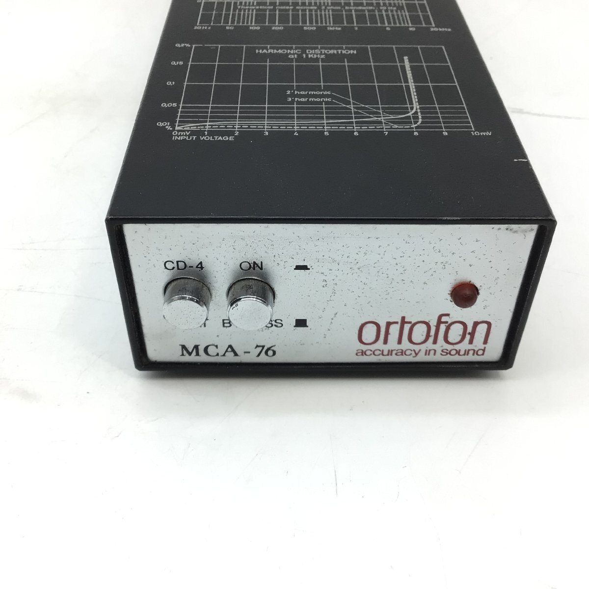 2667 【通電確認済】Ortofon オルトフォン MCA-76 MCカートリッジ用ヘッドアンプ_画像3