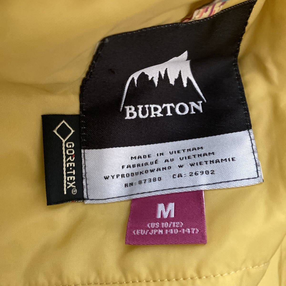 140cm】BURTON スノーボード ウエア キッズ M ゴアテックス GORE 140cm】BURTON スノーボード ウエア キッズ M ゴアテックス GORE