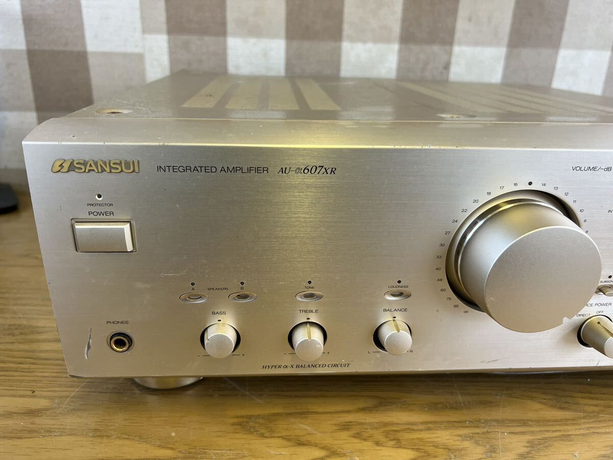 SANSUI サンスイ AU-a607XR プリメインアンプ オーディオ機器 現状品ジャンク品の画像2