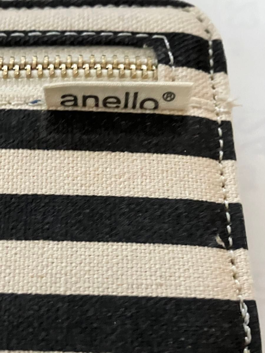【タグ付き・未使用品】anello（アネロ）デニム ロングウォレット 財布 レディース 女性用
