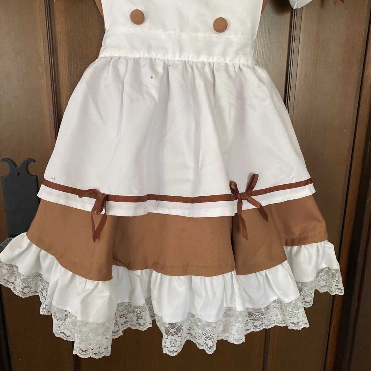 ボディーラインメイド服(ベージュ) 中古品の画像3