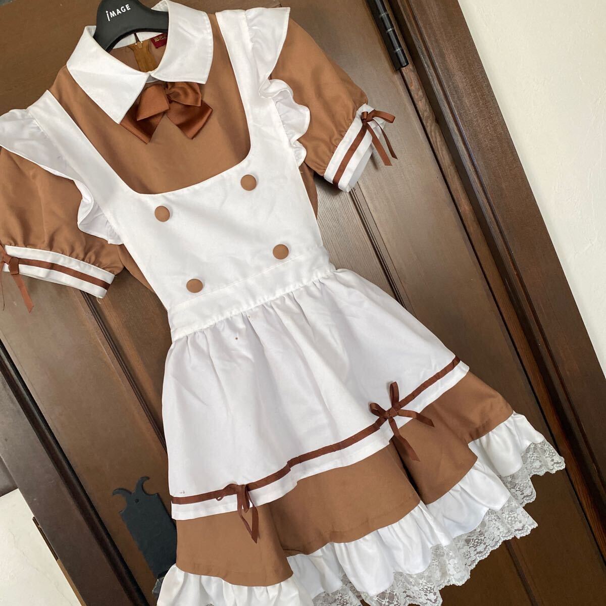 ボディーラインメイド服(ベージュ) 中古品の画像4