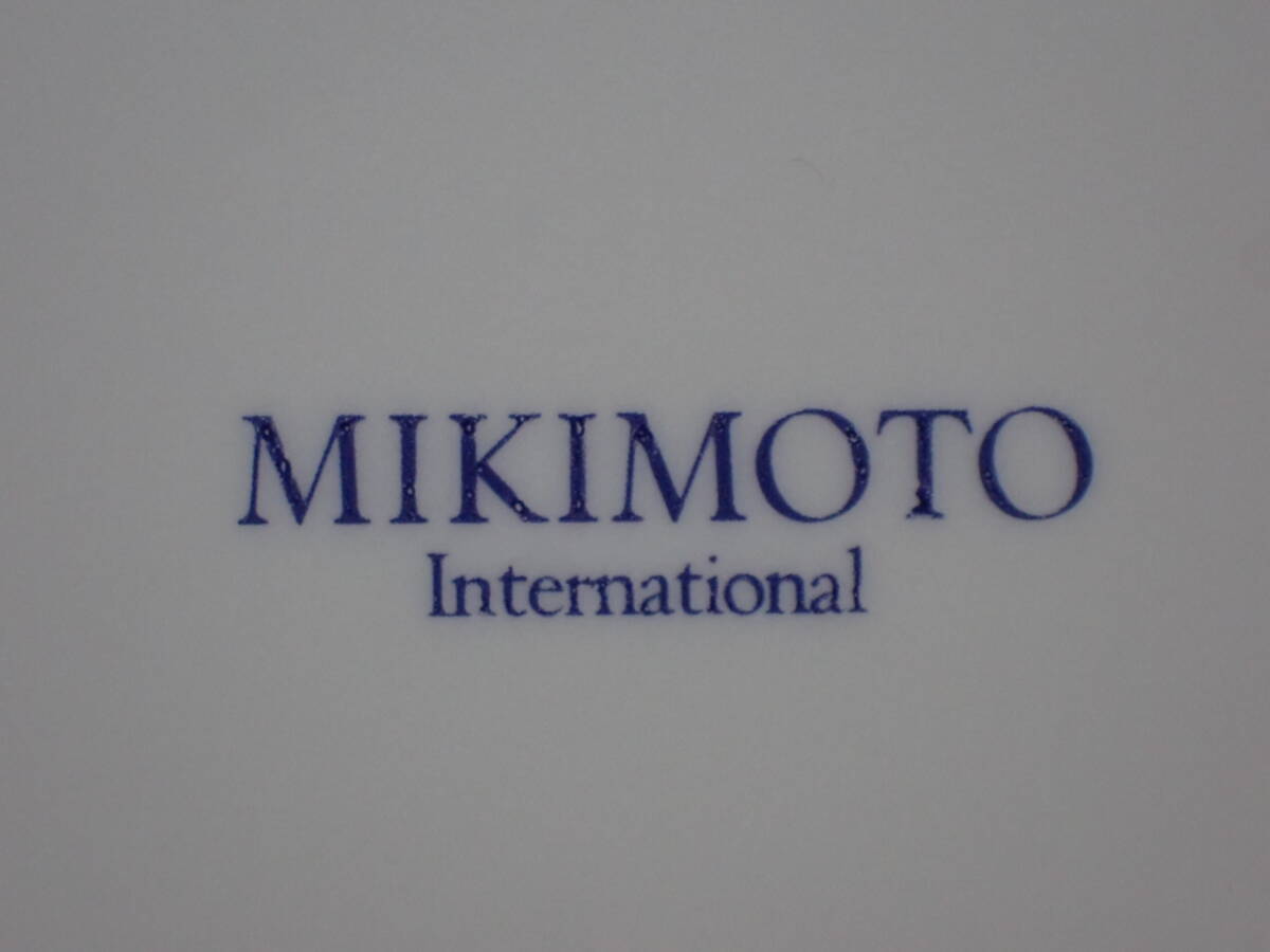 KK941-1【未使用】ミキモトインターナショナル スクエアプレート　MIKIMOTO International　陶磁器　角皿　大皿　洋食器　しおり・箱あり_画像7