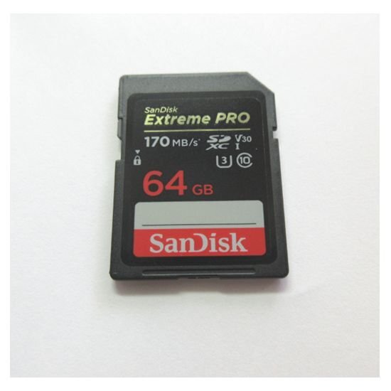 Операция подтвердила Sandisk Class10 SD Card SDXC 64GB