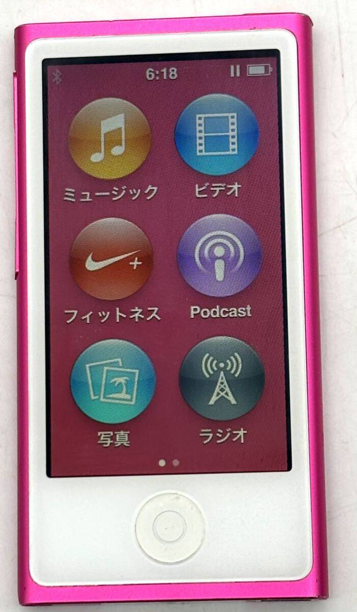 iPod nano 【A1446】Apple アップル MKMV2J ピンク 第7世代_画像1