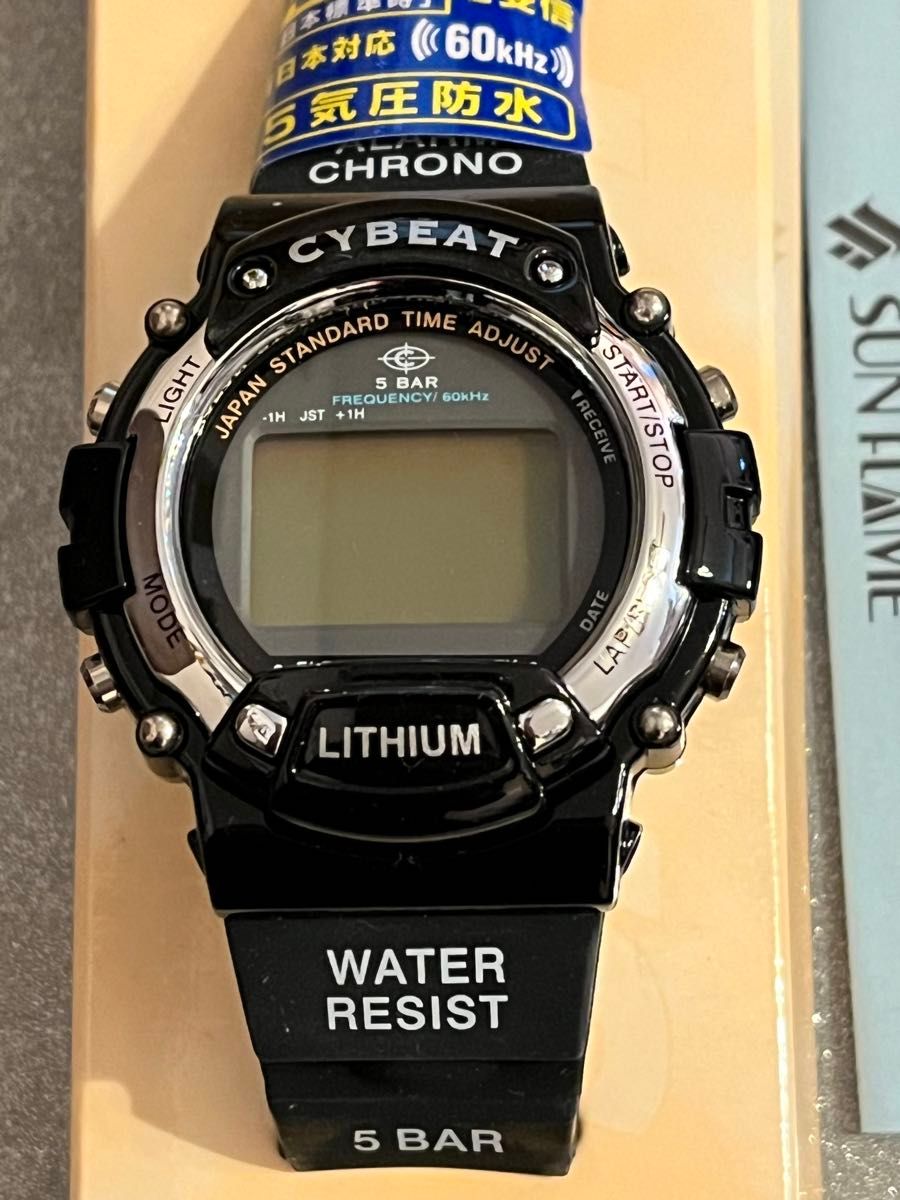 メンズ電波腕時計、新品未使用、主に西日本対応、