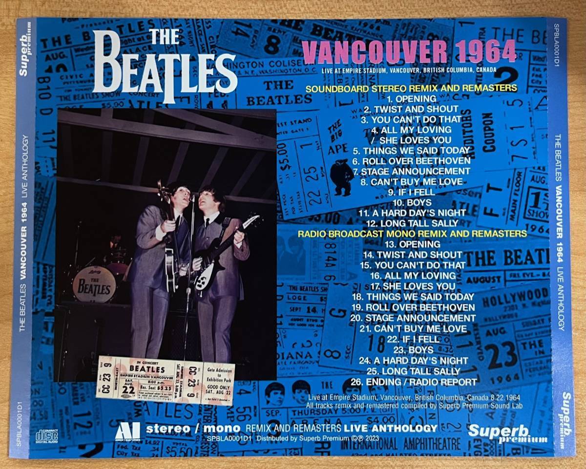 THE BEATLES / LIVE ANTHOLOGY 1964　4タイトルセット　4CD　プレス盤 ビートルズ_画像2