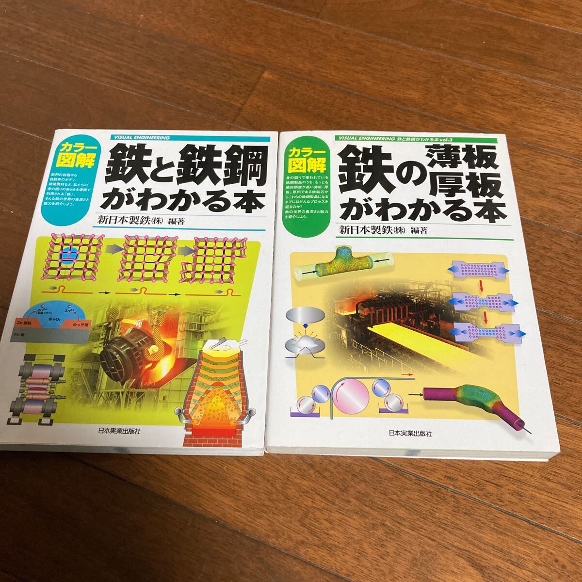 鉄の薄板・厚板がわかる本 : 鉄と鉄鋼がわかる本 vol.3 : カラー図解２冊まとめて_画像1