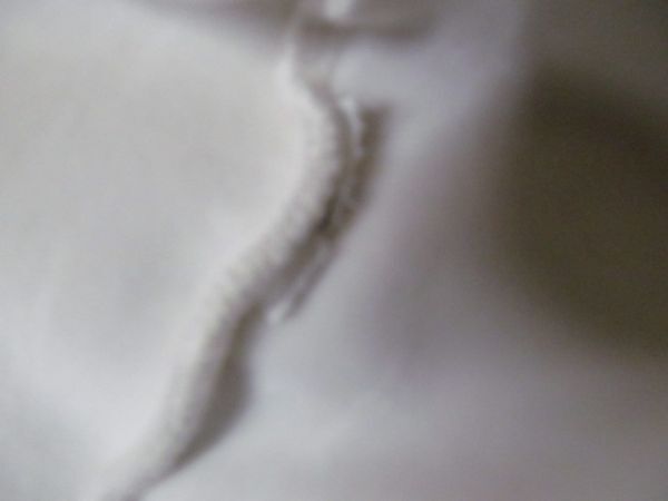 (56671)レディース 裏起毛 スウェット トレーナー プルオーバー 猫 ネコ そらです ホワイト USEDの画像4