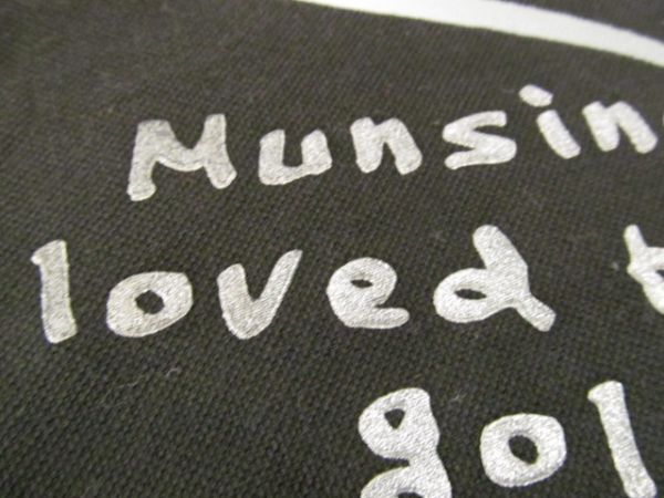 (56847)Munsingwear マンシングウェア ハイネック シャツ 半袖 ブラック M USED_画像9