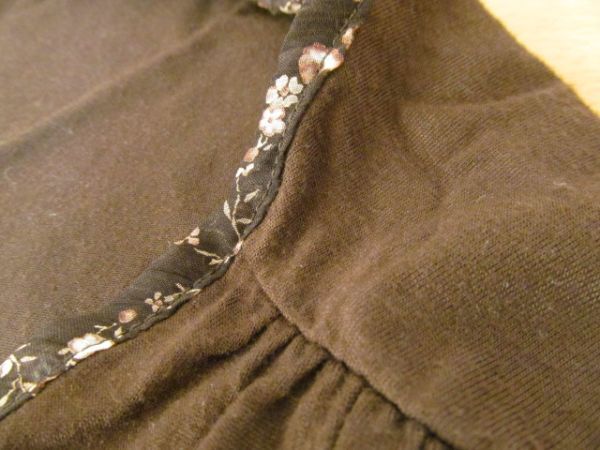 (56840)Aylesbury Aylesbury кардиган cut and sewn лента половина край рукав Brown M USED