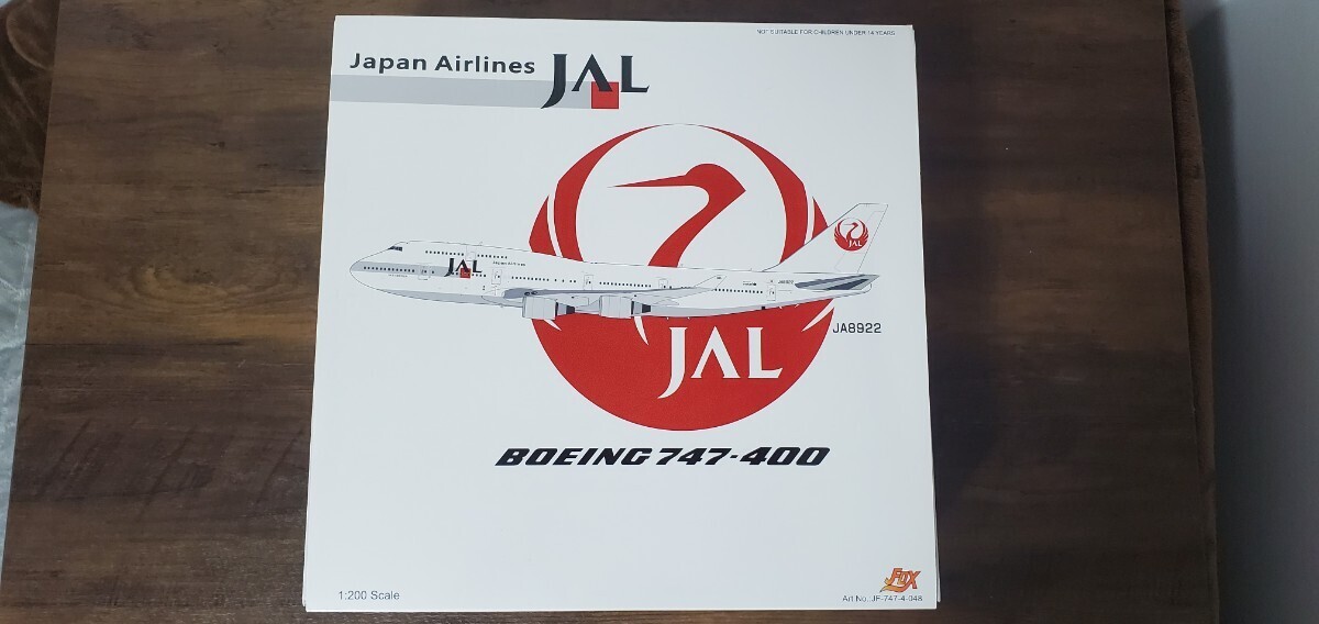 新品 J-FOX 1/200 JAL B747-400 JA8922 SKY CRUISER  ダイキャストモデルの画像1