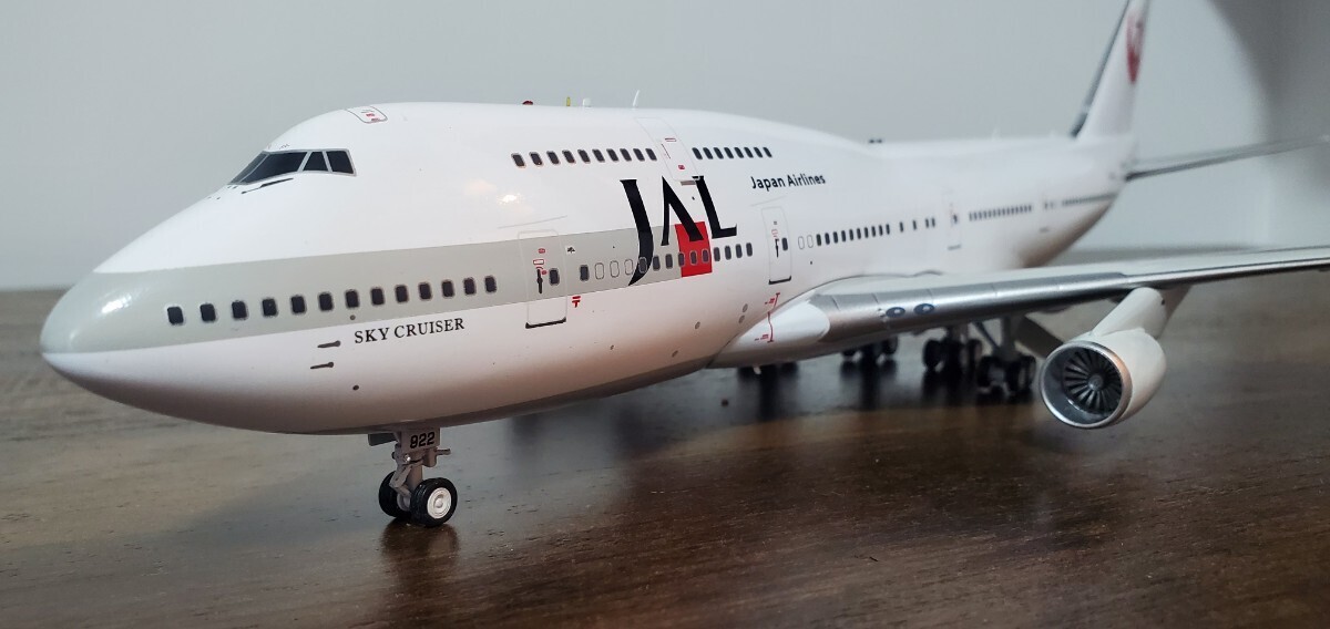 新品 J-FOX 1/200 JAL B747-400 JA8922 SKY CRUISER  ダイキャストモデルの画像6