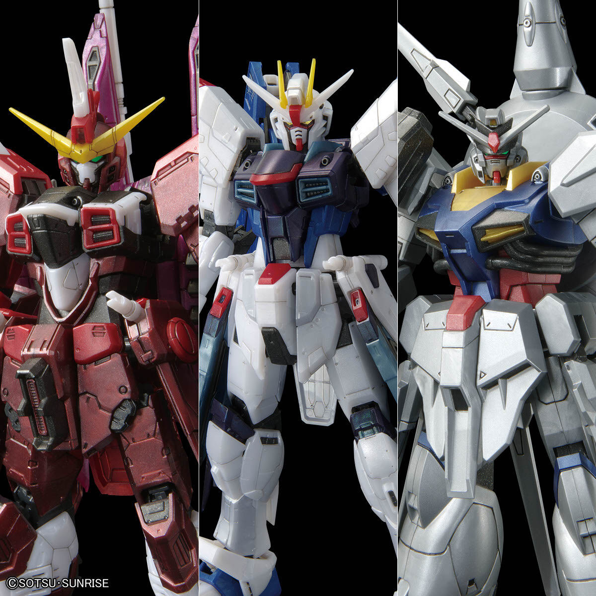 イベント限定品『機動戦士ガンダムSEED』20周年記念MSセット[メタリック] 未組立新品の画像2