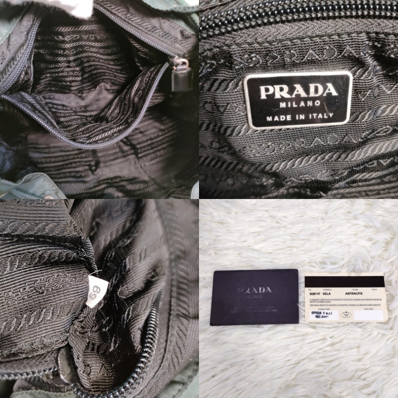 PRADA プラダ ナイロン リュックサック バックパック 三角ロゴ PRADA プラダ ナイロン リュックサック バックパック 三角ロゴ