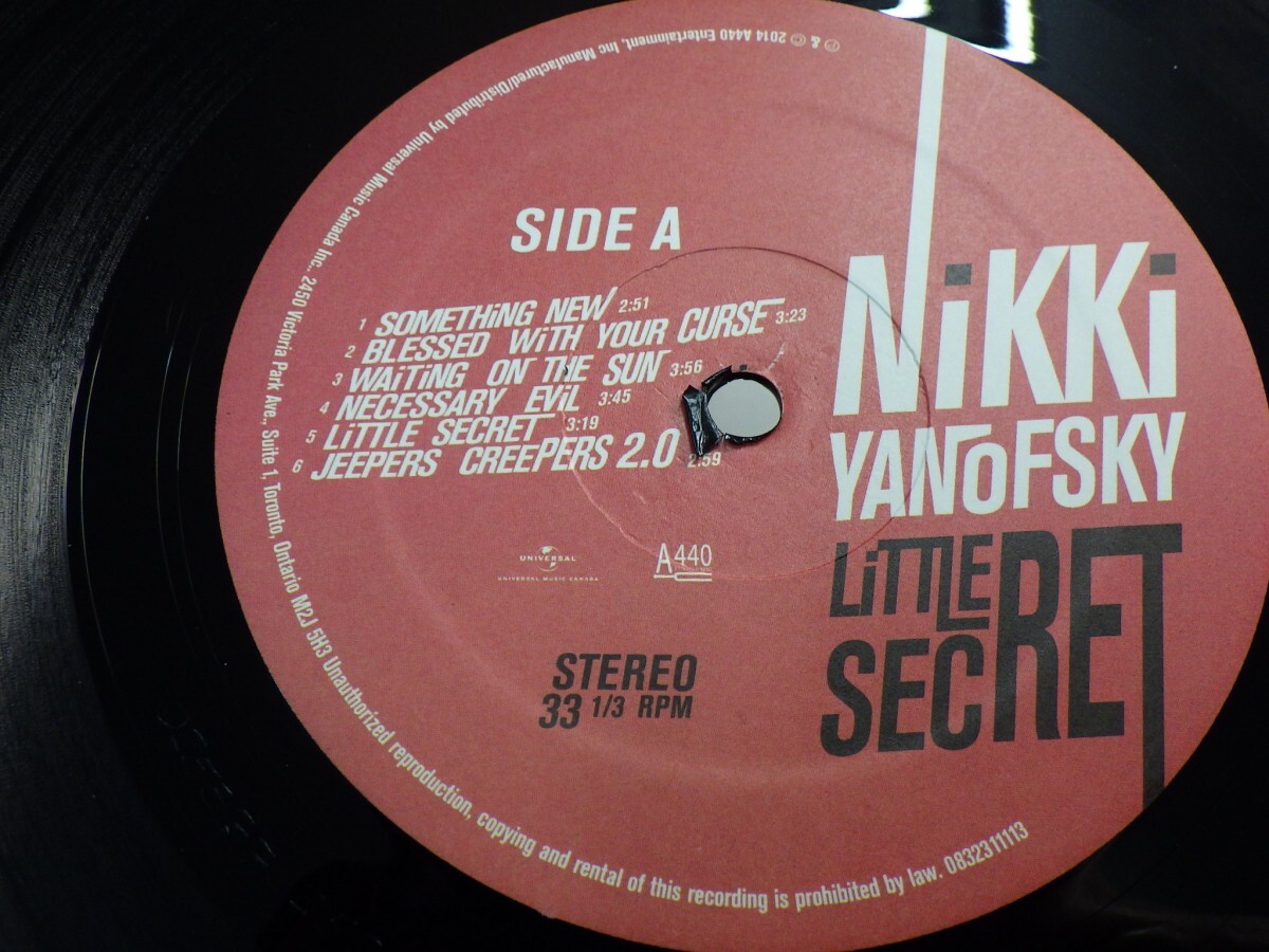 G3w｜【 LP / 2014 Universal Music 180g vinyl stereo g/f Can 】Nikki Yanofsky「Little Secret」の画像7