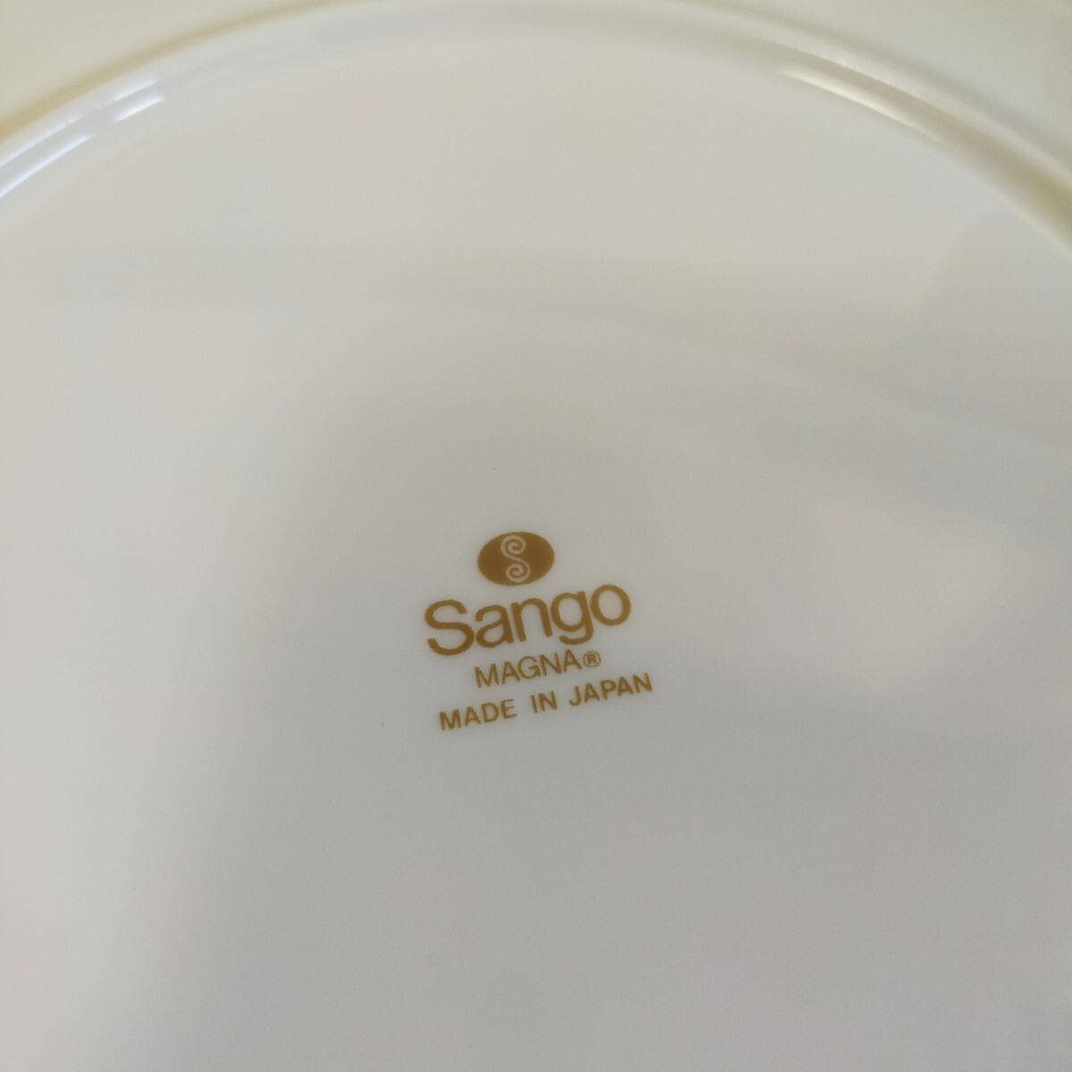 Sango MAGNA サンゴーマグナ 三郷陶器 盛皿 大皿 食器 陶磁器 5客セット 27cmディナー皿 【未使用長期保管品】MADE IN JAPAN 日本製の画像6