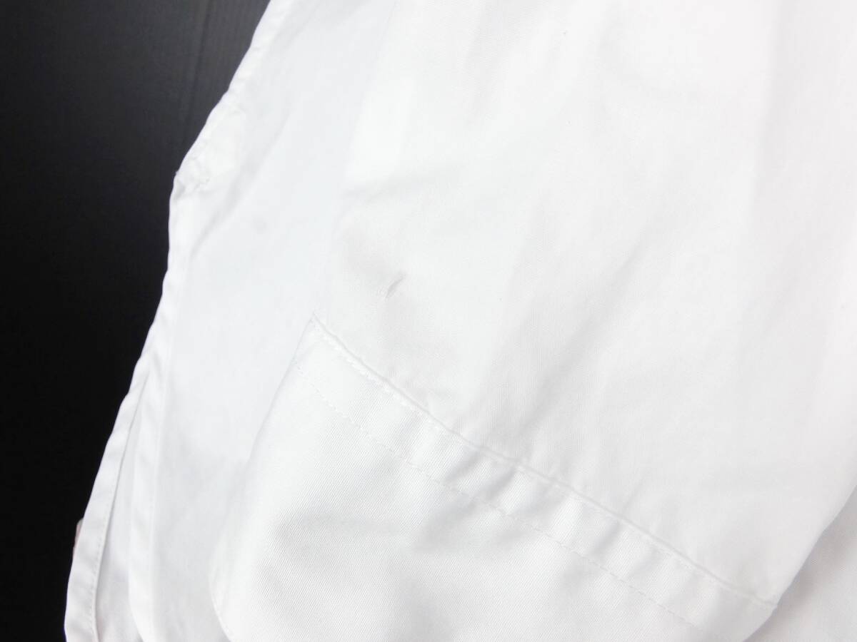 ■MARGARET HOWELL マーガレットハウエル / 日本製 / メンズ / ホワイト / ロングスリーブ ブロードシャツ size M / トップス_画像8