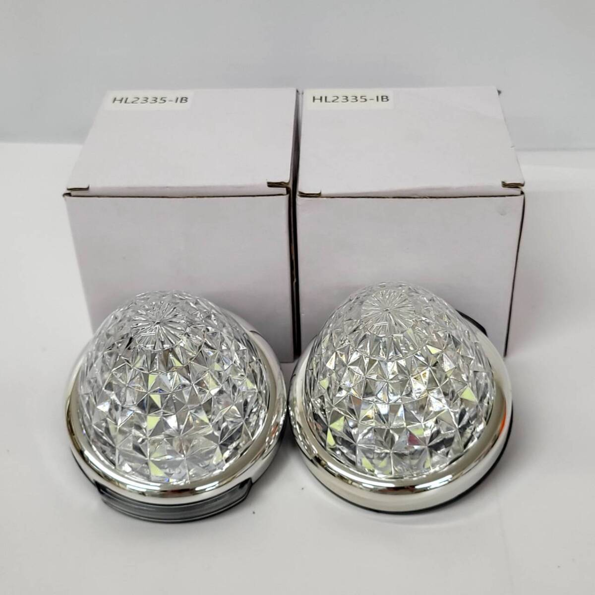 ★【在庫処分価格】Cartist LED サイドマーカーランプ 路肩灯 両面発光 トラック専用 HL2335-IB 2個セット 色不明☆T03-636a_画像1