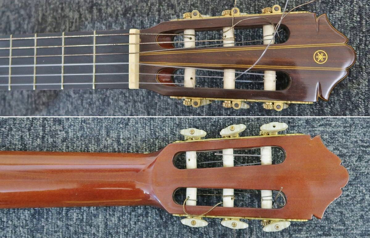 YAMAHA/ヤマハ GC-7S クラシックギター(227 ケース付/トップ単板/原田周廣/1978 _画像4