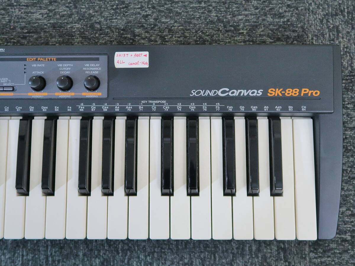 Roland/ローランド SK-88PRO キーボード(226　サウンドキャンバス/SOUND CANVAS/MIDI コントローラー_画像4