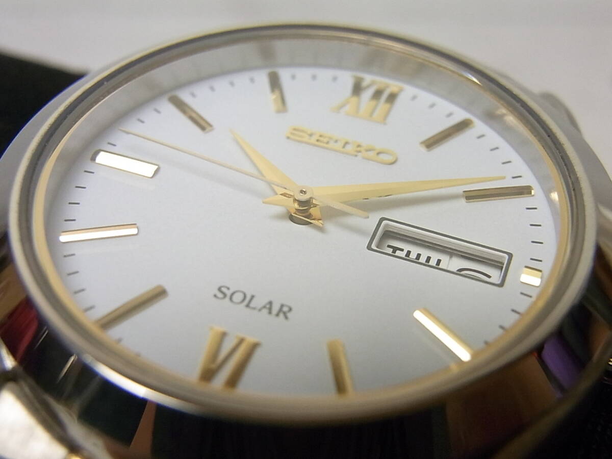 SEIKO/セイコー　SOLAR　ソーラー腕時計　V158-0BA0　USED/稼働中_画像4