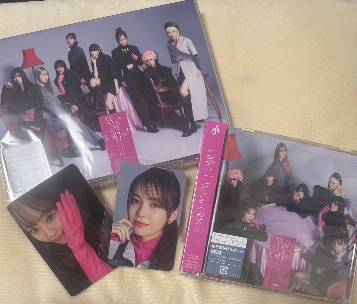 Girls2 アルバム　ダンス盤Blu-ray ＋ 通常版　(トレカ増田來亜&リリイベ限定トレカ小田柚葉)