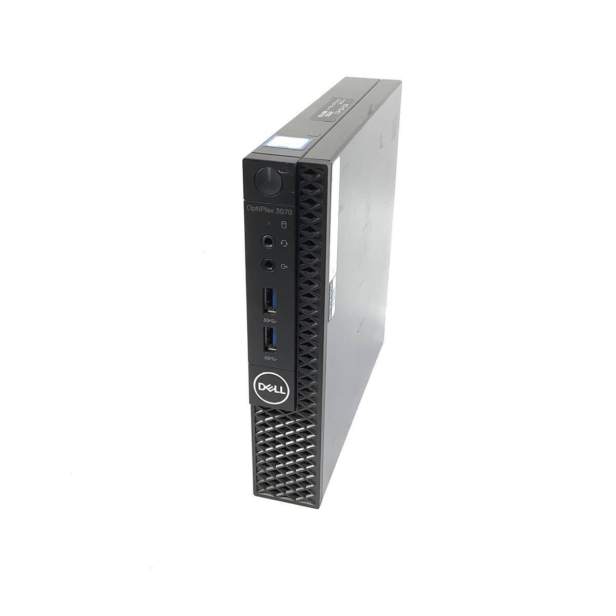 K6031576 DELL OptiPlex 3070 Micro 1点【通電OK、本体のみ、AC欠品】の画像1