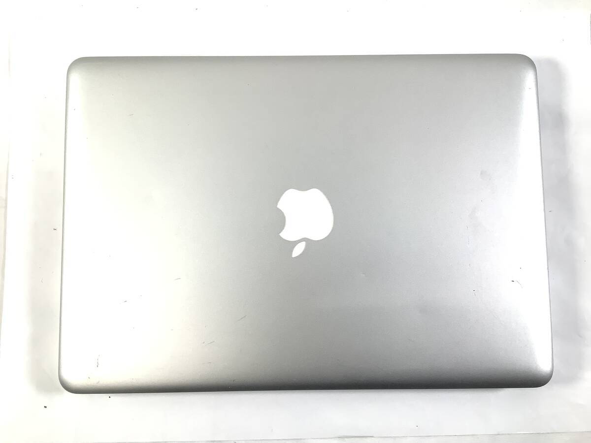 K6032967 APPLE MacBook Pro A1278 13インチ ノートパソコン 1点※ストレージなし、他不明【通電OK、AC欠品】の画像2