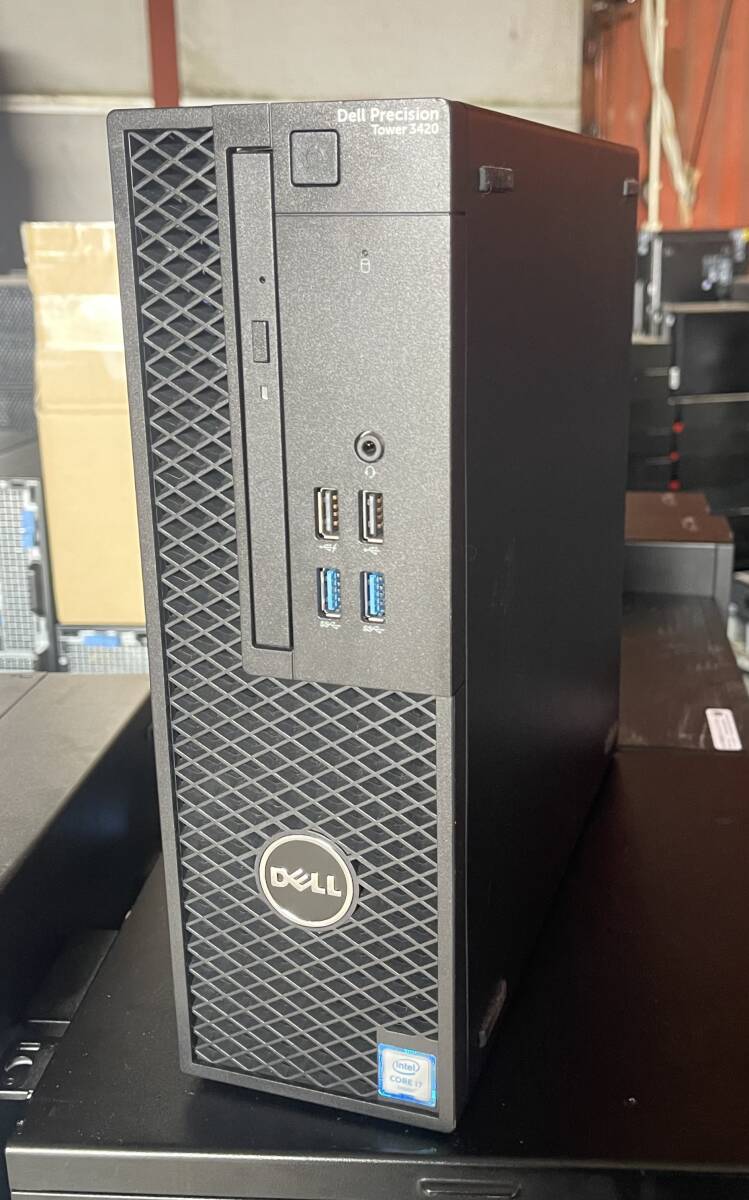 K60326205 DELL Precision Tower 3420 (元々CORE i7搭載可能)1点【通電OK、本体のみ、複数出品】の画像1