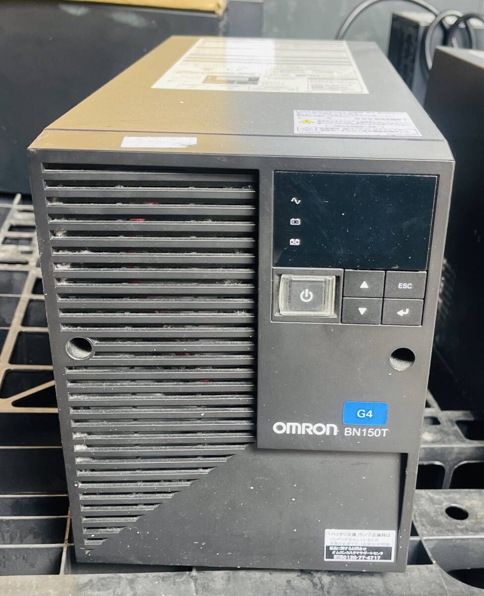 K60328208 OmRon BN150T G4 UPS無停電 電源装置 1点【通電OK、現状お渡し品】_画像1