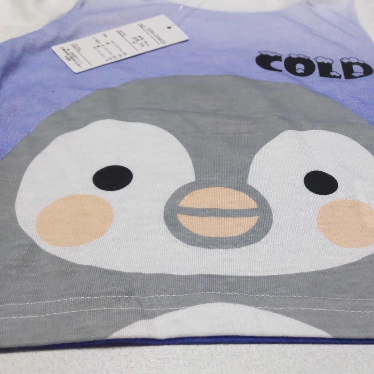 クーポン使用で200円引きです 新品！ペンギン  Tシャツ ２枚セット 90cm 西松屋